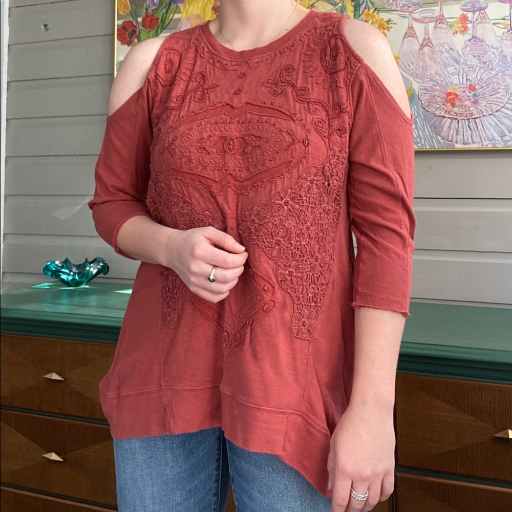Free People Embellished Top